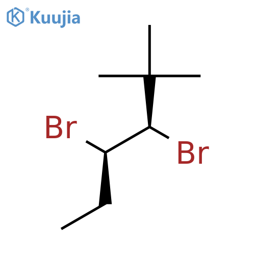 Hexane, 3,4-dibromo-2,2-dimethyl-, (R*,R*)- structure