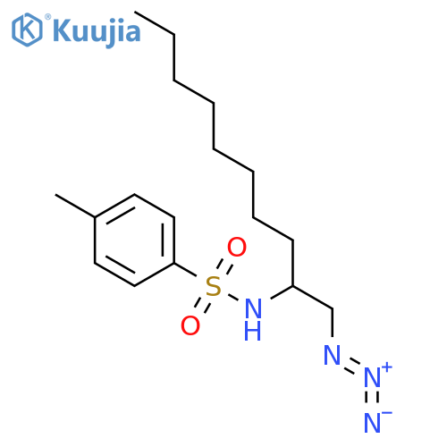 BENZENESULFONAMIDE, N-[1-(AZIDOMETHYL)NONYL]-4-METHYL- structure