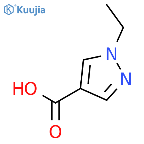 1-Ethyl-1H-pyrazole-4-carboxylic acid structure