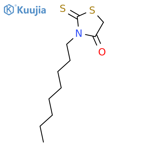 3-Octyl-2-thioxo-1,3-thiazolidin-4-one structure