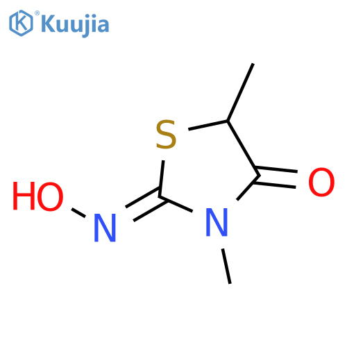 2,4-THIAZOLIDINEDIONE, 3,5-DIMETHYL-, 2-OXIME structure
