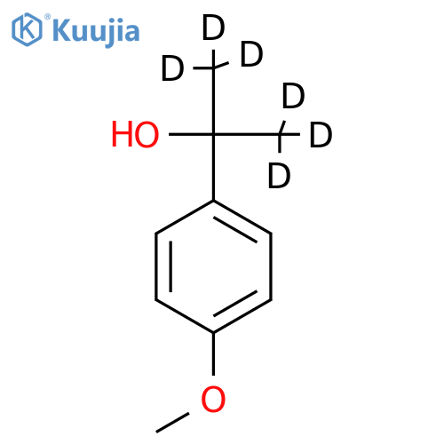2-p-Anisyl-2-propanol-d6 structure
