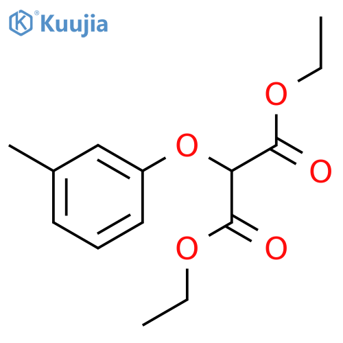 PROPANEDIOIC ACID, (3-METHYLPHENOXY)-, DIETHYL ESTER structure