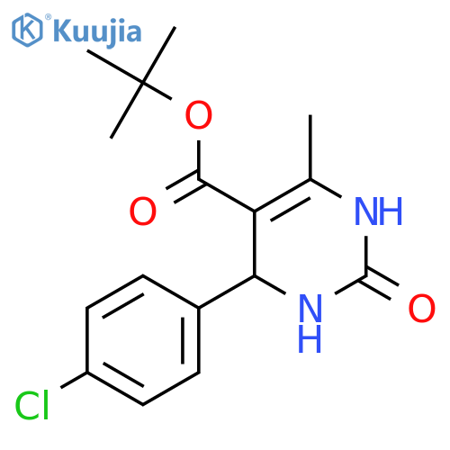 Tert-butyl 6-(4-chlorophenyl)-2-hydroxy-4-methyl-1,6-dihydropyrimidine-5-carboxylate structure