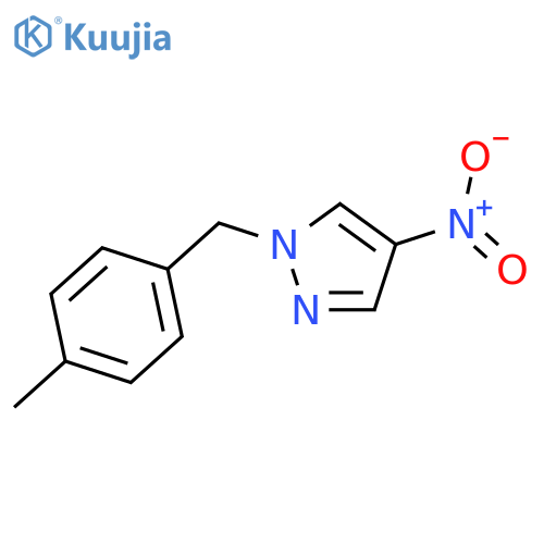 1-(4-methylphenyl)methyl-4-nitro-1H-pyrazole structure