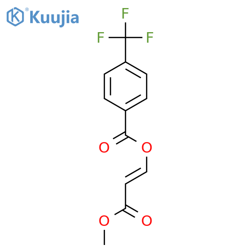 3-Methoxy-3-Oxo-1-Propenyl 4-(Trifluoromethyl)Benzenecarboxylate structure