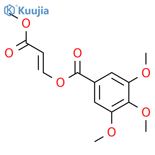 3-Methoxy-3-Oxo-1-Propenyl 3,4,5-Trimethoxybenzenecarboxylate structure