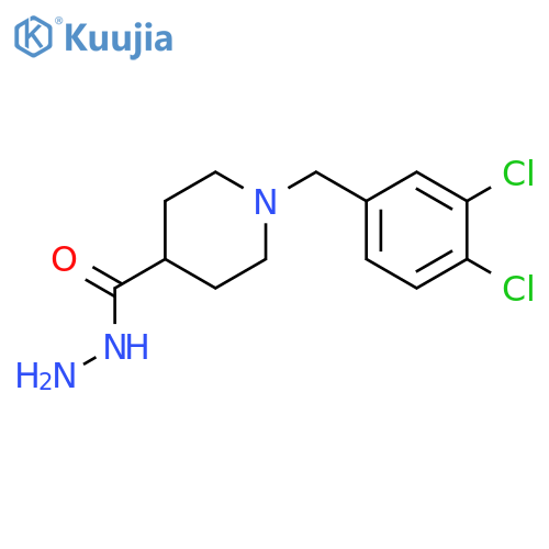 1-(3,4-Dichlorobenzyl)-4-piperidinecarbohydrazide structure