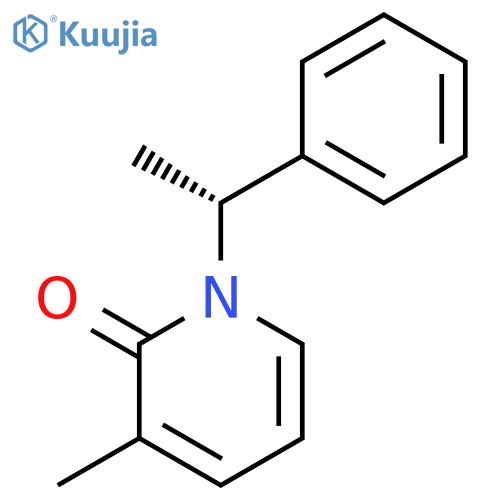 3-Methyl-1-[(1R)-1-phenylethyl]pyridin-2(1H)-one structure