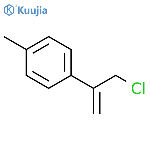 1-(3-chloroprop-1-en-2-yl)-4-methylbenzene structure