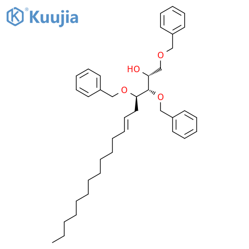 6-OCTADECEN-2-OL, 1,3,4-TRIS(PHENYLMETHOXY)-, (2R,3S,4R)- structure