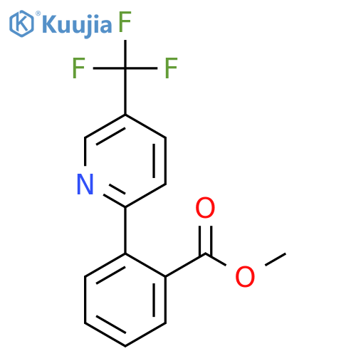 BENZOIC ACID, 2-[5-(TRIFLUOROMETHYL)-2-PYRIDINYL]-, METHYL ESTER structure