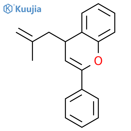 4H-1-BENZOPYRAN, 4-(2-METHYL-2-PROPENYL)-2-PHENYL- structure