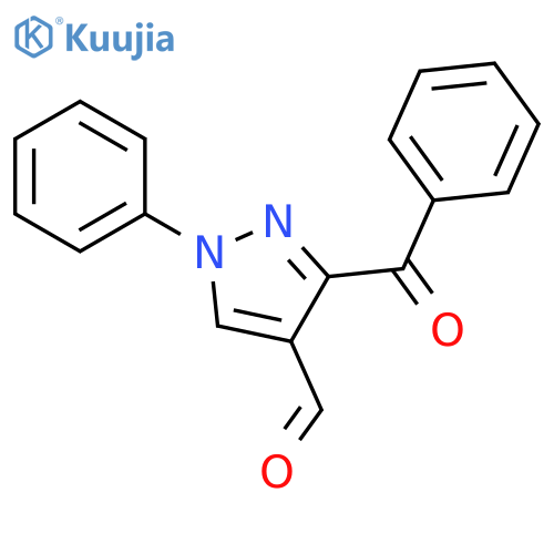 3-benzoyl-1-phenyl-1H-pyrazole-4-carbaldehyde structure