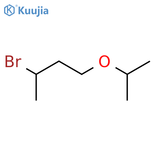 3-bromo-1-(propan-2-yloxy)butane structure