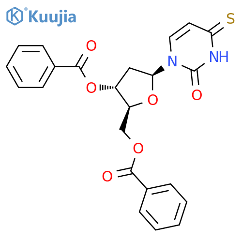 1-(3,5-Di-O-benzoyl-2-deoxy-β-L-erythro-pentofuranosyl)-3,4-dihydro-4-thioxo-2(1H)-pyrimidinone structure