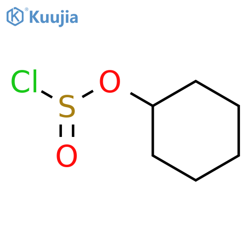 Chlorosulfurous acid, cyclohexyl ester structure