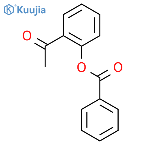 2-acetylphenyl benzoate structure