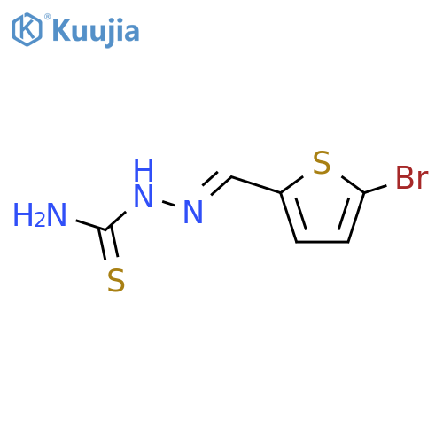 {(5-bromothiophen-2-yl)methylideneamino}thiourea structure