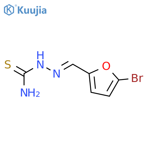 {[(5-bromofuran-2-yl)methylidene]amino}thiourea structure