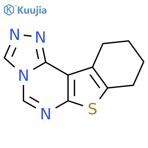 8,9,10,11-tetrahydro[1]benzothieno[3,2-e][1,2,4]triazolo[4,3-c]pyrimidine structure