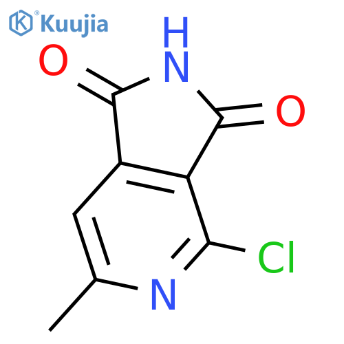 4-chloro-6-methyl-2,3-dihydro-1H-pyrrolo3,4-cpyridine-1,3-dione structure