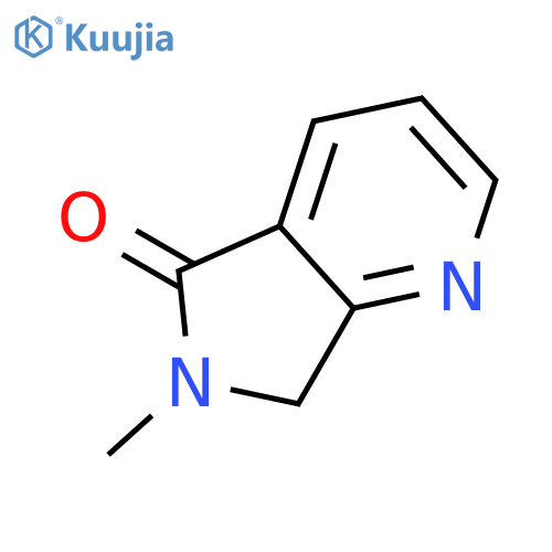6-Methyl-6,7-dihydro-5H-pyrrolo3,4-bpyridin-5-one structure