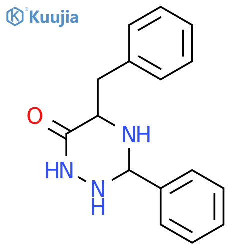1,2,4-Triazin-6(1H)-one,3-phenyl-5-(phenylmethyl)- structure
