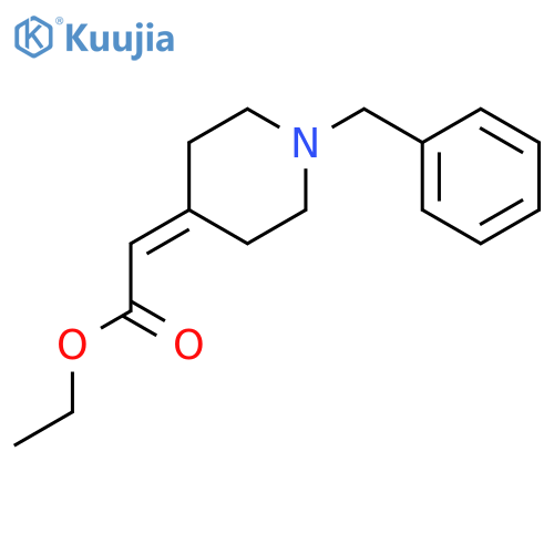 Ethyl 2-(1-benzyl-4-piperidinylidene)acetate structure