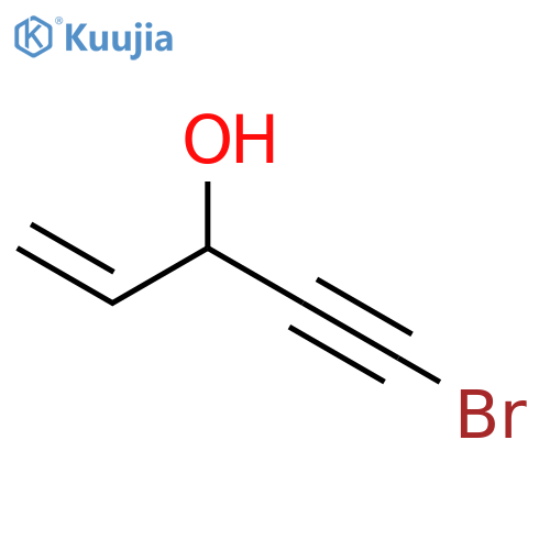 1-bromo-3-hydroxypent-4-en-1-yne structure