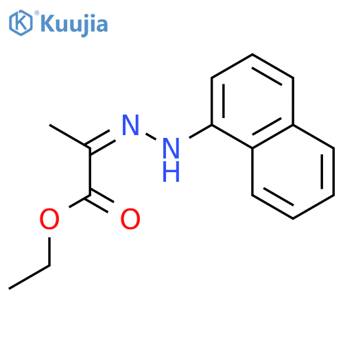 Propanoic acid, 2-(2-naphthalenylhydrazono)-, ethyl ester, (Z)- structure