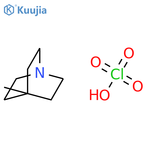 1-AZABICYCLO[2.2.2]OCTANE, 4-METHYL-, PERCHLORATE structure