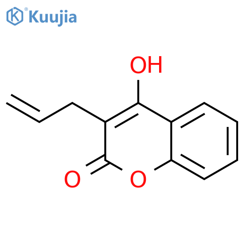 2H-1-Benzopyran-2-one, 4-hydroxy-3-(2-propen-1-yl)- structure