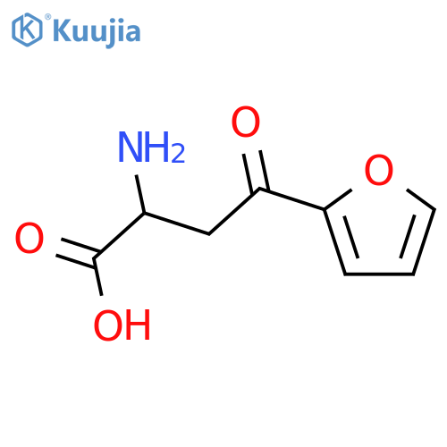 (2S)-2-amino-4-(furan-2-yl)-4-oxobutanoic acid structure
