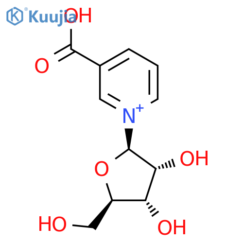 D-ribosylnicotinic acid structure