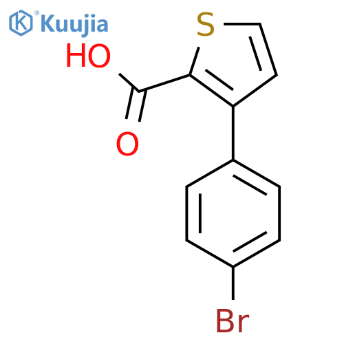 3-(4-Bromophenyl)thiophene-2-carboxylic acid structure