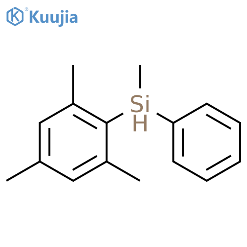 Silane, methylphenyl(2,4,6-trimethylphenyl)- structure