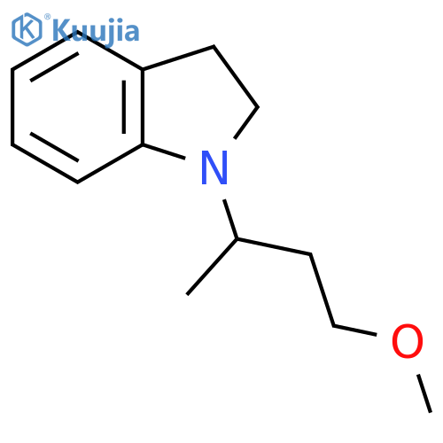 4-Methoxy-2-(N-indolinyl)butane structure