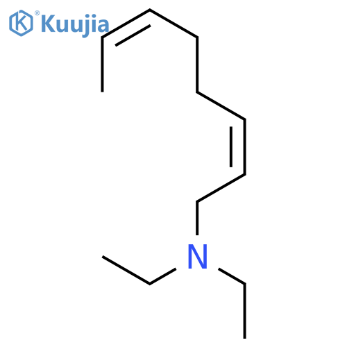 2,6-OCTADIEN-1-AMINE, N,N-DIETHYL-, (Z,Z)- structure