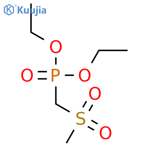 Diethyl methylsulfonylmethylphosphonate structure