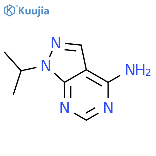 1-(propan-2-yl)-1H-pyrazolo3,4-dpyrimidin-4-amine structure
