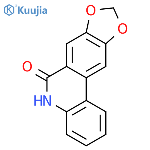 5H-[1,3]dioxolo[4,5-j]phenanthridin-6-one structure