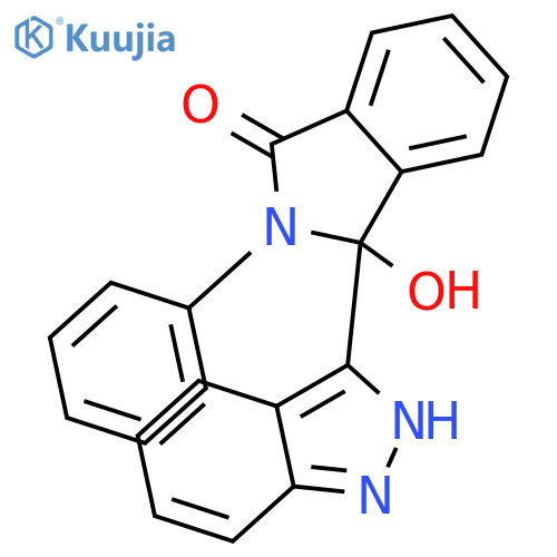 3-hydroxy-3-(2h-indazol-3-yl)-2-phenylisoindol-1-one structure