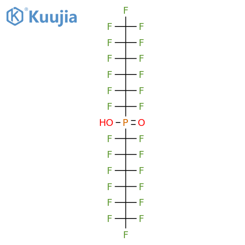 Bis(perfluorohexyl)phosphinic Acid structure