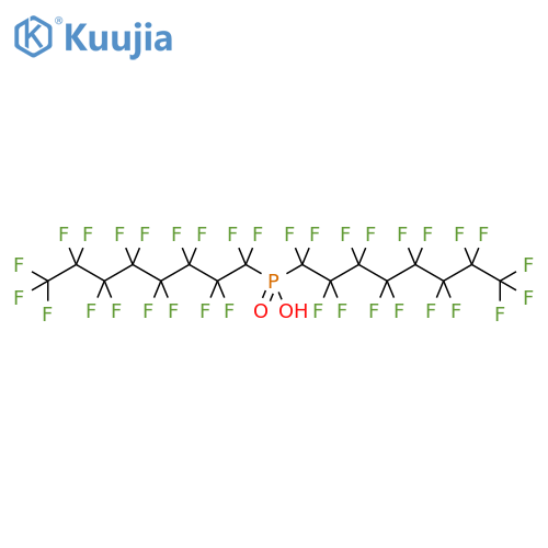 Bis(heptadecafluorooctyl)phosphinic Acid structure