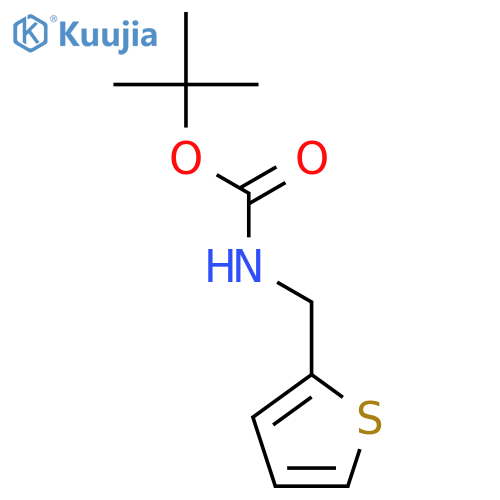 tert-Butyl N-(thiophen-2-ylmethyl)carbamate structure