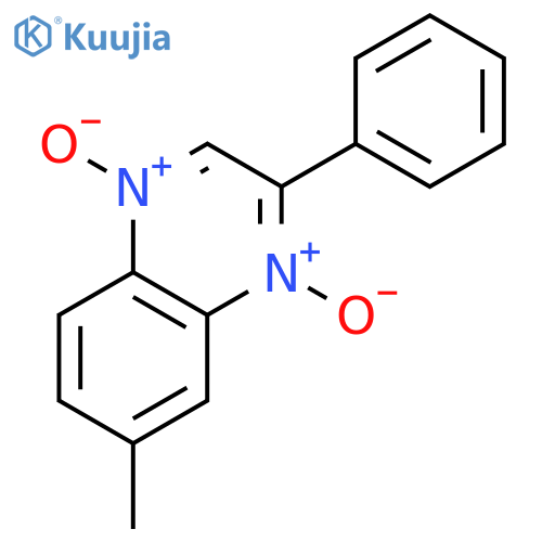 Quinoxaline, 7-methyl-2-phenyl-, 1,4-dioxide structure