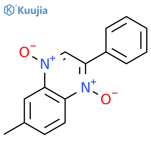 QUINOXALINE, 6-METHYL-2-PHENYL-, 1,4-DIOXIDE structure