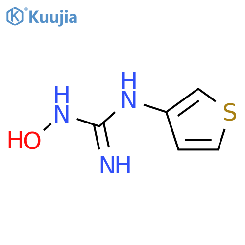 GUANIDINE, N-HYDROXY-N'-3-THIENYL- structure
