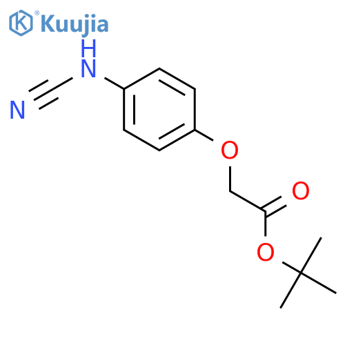 ACETIC ACID, [4-(CYANOAMINO)PHENOXY]-, 1,1-DIMETHYLETHYL ESTER structure